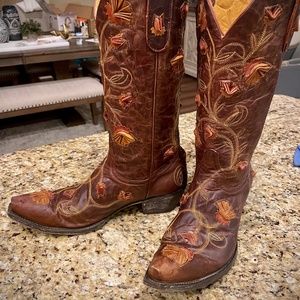 Old Gringo Handmade Leather Boots - Size 8